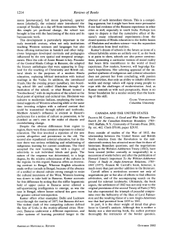 Francis M. Carroll. A Good and Wise Measure: The Search for the