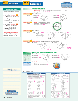 Exercises 11-4 - Spokane Public Schools