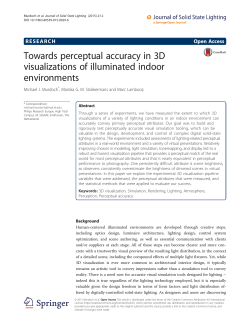 Towards perceptual accuracy in 3D visualizations of illuminated