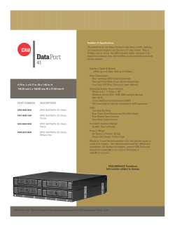 CRU_DataPort_41_Data_Sheet