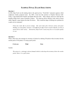 sample final exam solutions - Kellogg School of Management