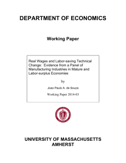 department of economics