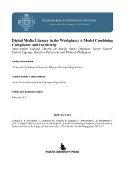 Digital Media Literacy in the Workplace