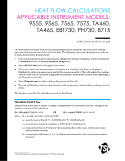 Heat Flow Calculations (TSI-124)