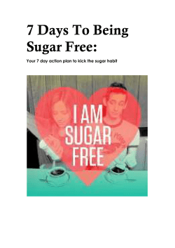 7 Days To Being Sugar Free - Happy Healthy Wellbeing Centre