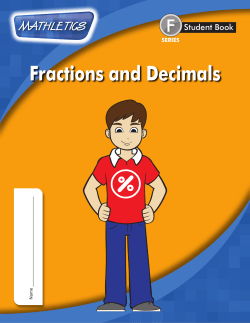 Fractions and Decimals
