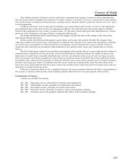 Courses of Study - Pages 155-242