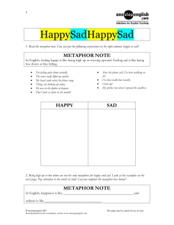 Happy and Sad, Sad and Happy