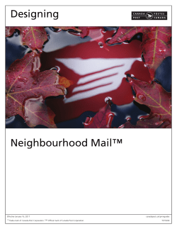 Neighbourhood Mail - Designing