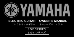 electric guitar owner`s manual