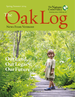 News From Vermont - The Nature Conservancy