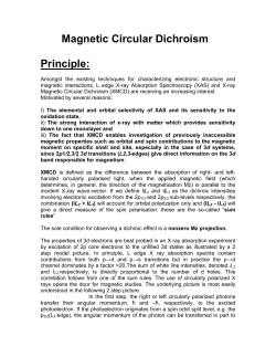 Magnetic Circular Dichroism Principle