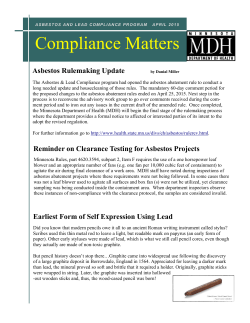 Compliance Matters-April 2015 - Associated General Contractors of