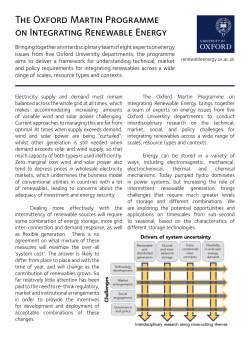 case study - Oxford Energy Network