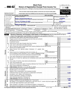 2015 Form 990 - Historic Transport Preservation