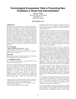 Technological Ecosystems` Role in Preventing Neo