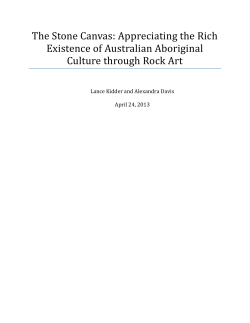 The Stone Canvas: Appreciating the Rich Existence of Australian