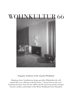 Forgotten Architects of the Austrian Werkbund Hamburg classic