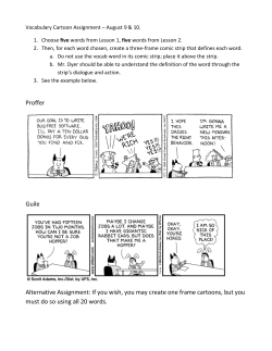 Proffer Guile Alternative Assignment: If you wish, you may create