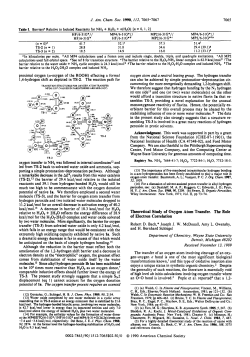 Theoretical Study of Oxygen Atom Transfer. The Role of Electron