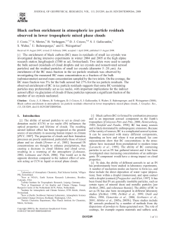 Black carbon enrichment in atmospheric ice particle