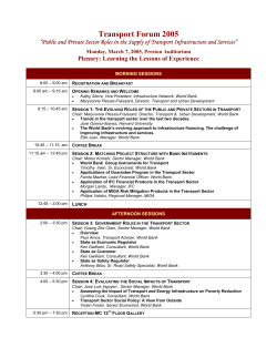 Transport Forum 2005