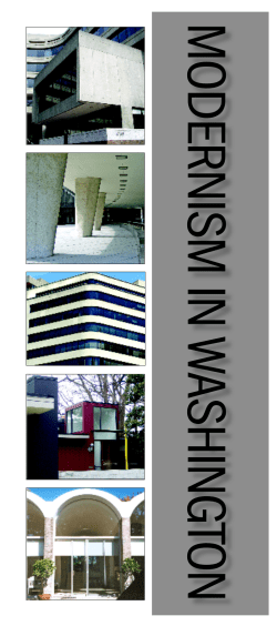 brochure on Modernism - DC Preservation League