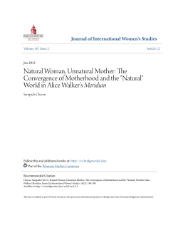 Natural Woman, Unnatural Mother - Virtual Commons