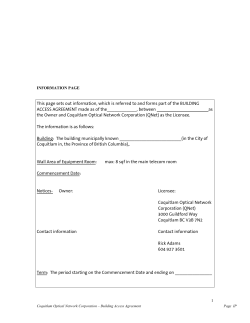 This page sets out information, which is referred to and forms part of