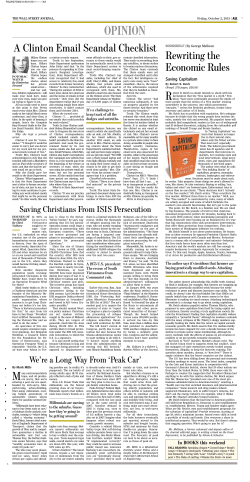 opinion - Wall Street Journal