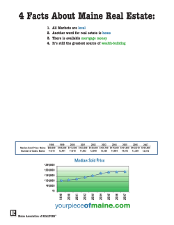 4 Facts About Maine Real Estate: