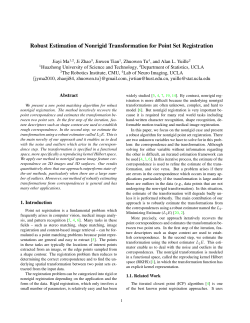 Robust Estimation of Nonrigid Transformation for Point Set