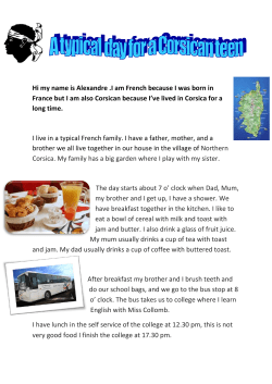 Hi my name is Alexandre .I am French because I was born in France