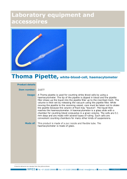 Pipette Thoma white-blood-cell for haemacytometer.cdr