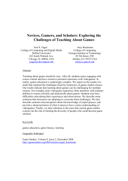 Exploring the Challenges of Teaching About Games