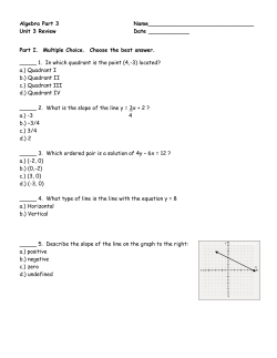 Unit 3 Review packet