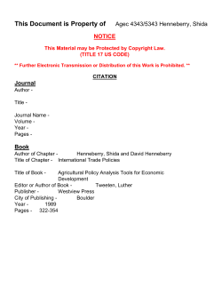 a. Reading - book chapter by Dr. Shida Henneberry