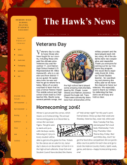 November 2016 Newsletter