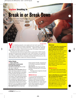 Break in or Break Down