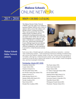 2017 - 2018 mson course catalog