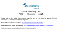 BTG Space, Shape and Measures Measures