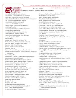 list of attendees for the conference