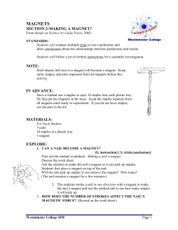 magnets - Westminster College