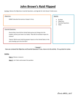 John Brown`s Raid Flipped - Students at the Center Hub