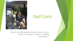 Golf Carts - City of Lynn Haven