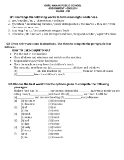 Q1 Rearrange the following words to form meaningful sentences. 1