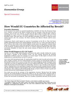 How Would EU Countries Be Affected by Brexit?