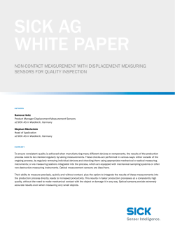 Non-contact measurement with displacment