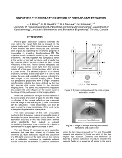 Simplifying the cross-ratios method of point-of