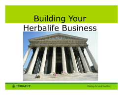 Building Your Herbalife Business